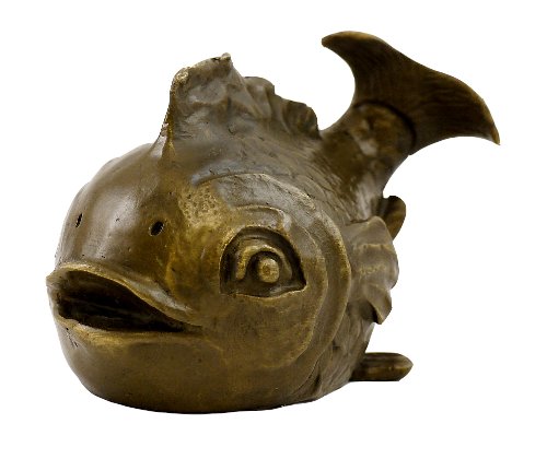 Sculpture poisson en bronze signée Milo œuvre d'art authentique - 6