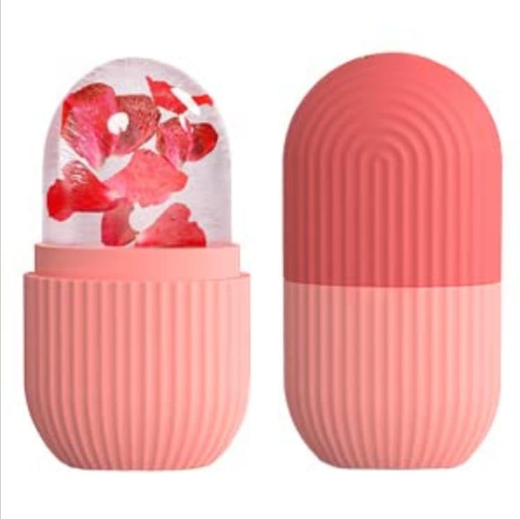 Image of Meliora Ice Face Roller Silicone Facial Cube for Eyes Neck Massage Remove Dark Circle Pore Shrink Face Beauty Skin Care Ice Mould