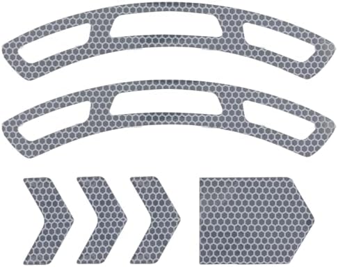 High Visibility Hard Hat Stickers for Helmet Safety, Be Seen, Be Safe! High Vis for Construction Work, Hardhat Decals,Waterproof, Easy Application - Stay Safe in Low-Light Conditions image 2
