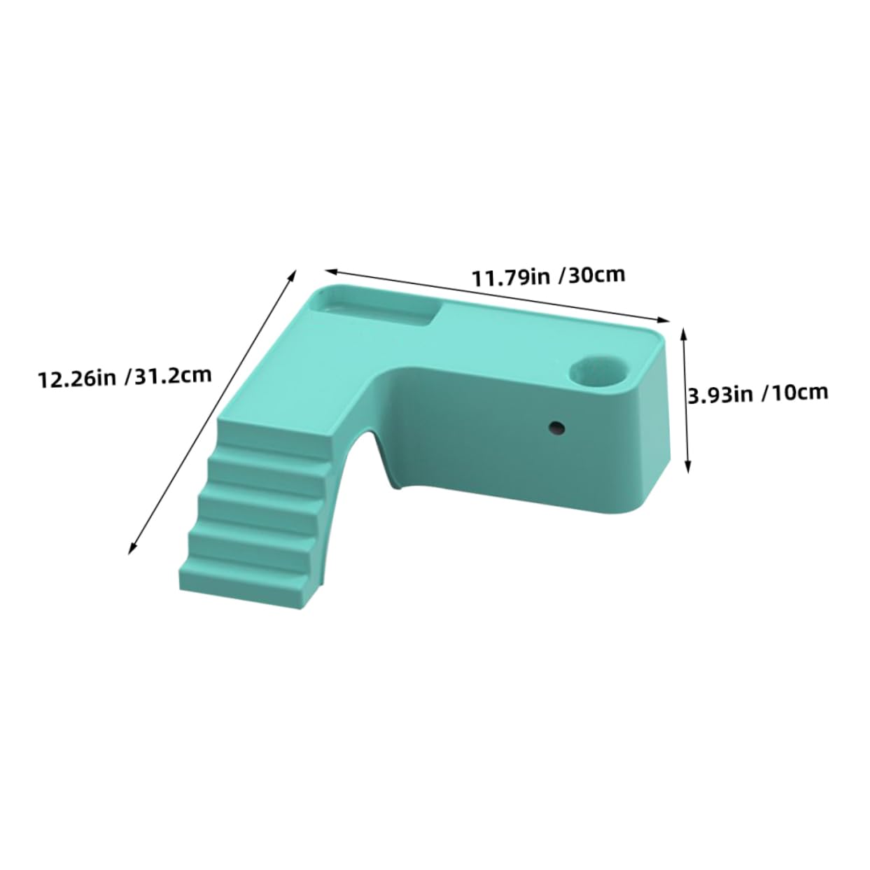Parliky Pet Amusement Balcony Sunbathing Platform Hideout Abs Reptile Hideout Decorative Turtle Platform Small Reptile Cave Realistic Cave Terrarium Supply Safe Edges for Small Pets