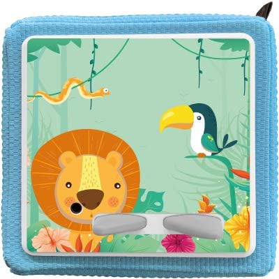 K002 Protective Cover Screen Protector for Toniebox, Self-Adhesive Tailor-Made Film, Motif Accessories, Sticker (Toniebox, No. 32 Jungle)