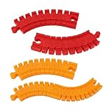 Design flessibile e pieghevole: Regola liberamente la curva e la forma per creare binari curvi, rampe e altre configurazioni diverse, soddisfacendo le esigenze di costruzione creativa