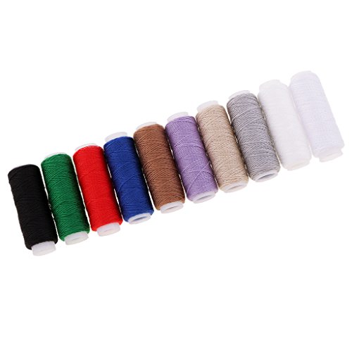 Hilos de Jeans Poliéster Multicolor y Agujas Largas 14 Pzas miniatura 6