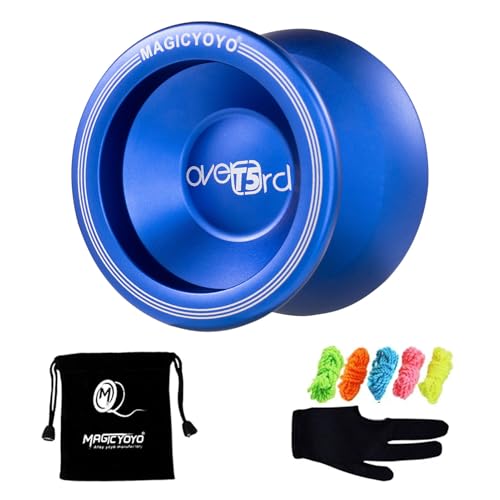 Ball Bearing yo-yo - yo-yo de metal, yo-yo de nivel de entrada | Yo-yo para practicar trucos de cuerda, juego avanzado de alta velocidad giratorio, para aprender los trucos básicos
