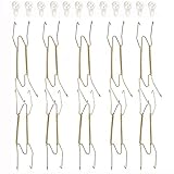 Telleraufhänger Homezal Telleraufhänger, Wandteller-Aufhänger und 12 Stück Wandhaken, kompatible Dekoteller, antikes Porzellan, antike Teller und Kunst 12 Inch