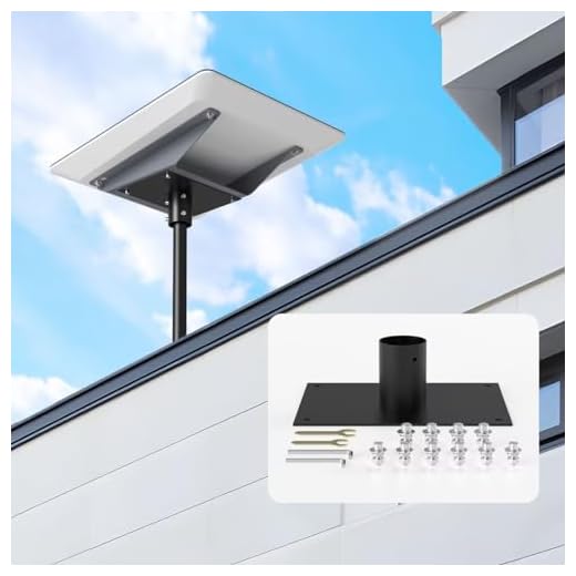 Kit de montagem Starlink, kit de Internet Starlink via satélite com adaptador de montagem em poste Starlink, para Starlink Flat alto desempenho