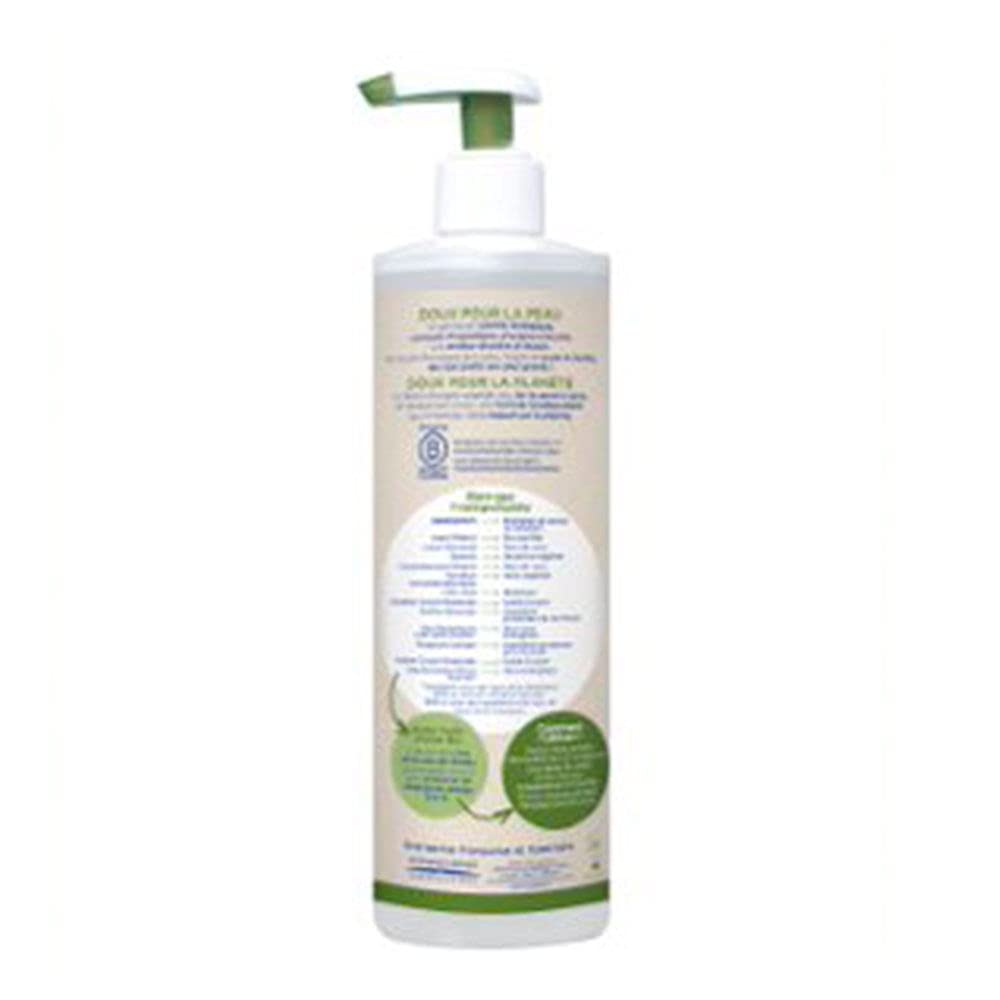 MUSTELA Gel champú Bio 400ml válvula dosificadora, Negro, 400 ml (Paquete de 1)