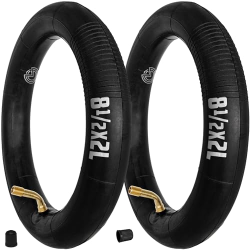 MOOVMOOV (2-Pack) Inner Tubes 8 1/2 x 2L Bent Valve 70/90 | For Electric Scooter: Urban xR1, Kickway E1, SoFlow S04 Gen 3, etc. | Perfect Quality and Thickness: CY458212L