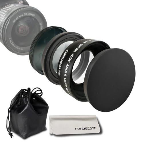 49mm 0.45X Wide Angle Lens,with Macro Photography,Enhanced Shooting Magnification,Compatible with