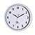 SAC SMARTEN ARTS 8" Silent Quartz Wall Clock Non-Ticking Digital Silver Wall Clocks