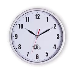 SAC SMARTEN ARTS 8 " Silent Quartz Wall Clock Non Ticking Digital Silver Wall Clocks SAC SMARTEN ARTS 8 " Silent Quartz Wall Clock Non Ticking Digital Silver Wall Clocks product image