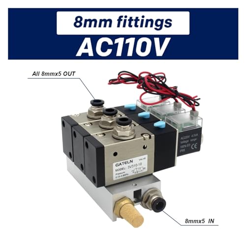 Collecteur d'électrovanne 3V310-10-NC pour automatiser un atelier de menuiserie - 3