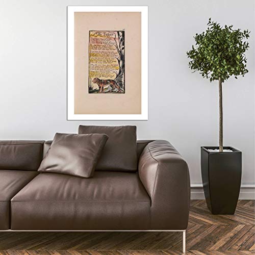Affiche encadrée William Blake grand format XL sans reflet salon - 5