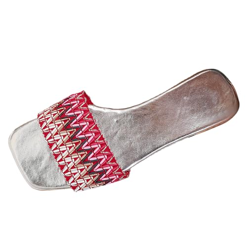 Chaussures d'été en strass légères et antidérapantes pour femmes