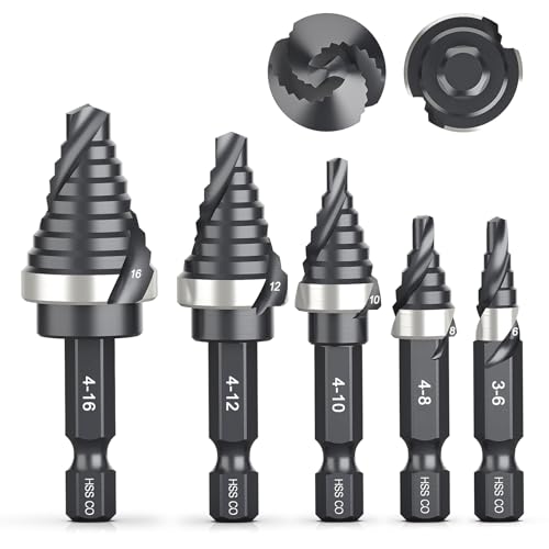 THINKWORK Metric Step Drill Bit Set
