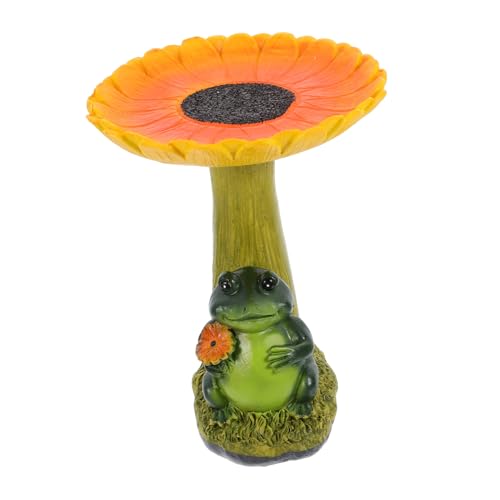 HEMOTON Bain Oiseaux Extérieur Mangeoire à Oiseaux Décoration Extérieure Accessoires pour Bassin De Jardin