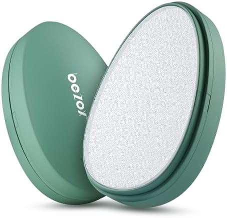 BEZOX 2in1 Nano Glas Hornhautentferner - Hochwirksame Hornhautfeile für samtweiche Füsse - Professionelle Fußpflege sicher & schnell Zur Hornhautentfernung auf nassen und trockenen