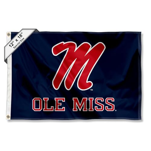 Ole Miss Boat and Golf Cart Flag