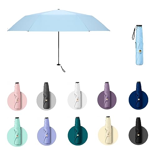 200g leve portátil dobrável guarda-chuva anti-UV impermeável resistente ao vento mini guarda-chuvas