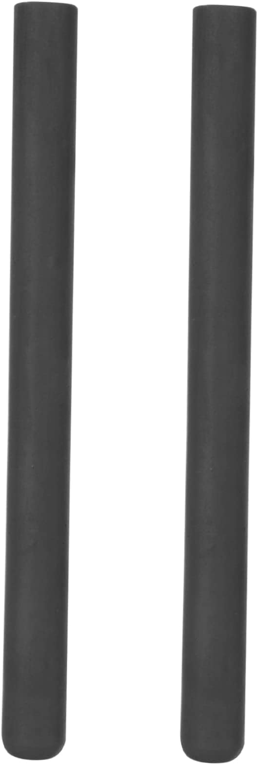 Cubiertas para baquetas de batería 4 piezas negras miniatura 4