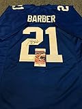 N.Y. GIANTS TIKI BARBER AUTOGRAPHED SIGNED JERSEY JSA COA