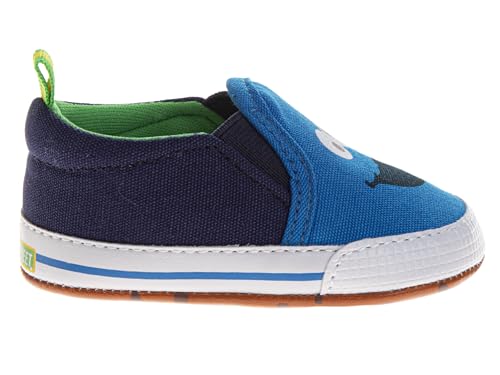 Sesame Street Infant Shoes Cookie Monster, Elmo & Abby First Walker Sneakers Canvas Shoes for Baby Boys and Girls (Size 2-4 Infant)4