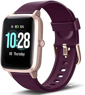 Letsfit Smart Watch, Fitness Tracker with Heart Rate Monitor, Activity Tracker with 1.3"