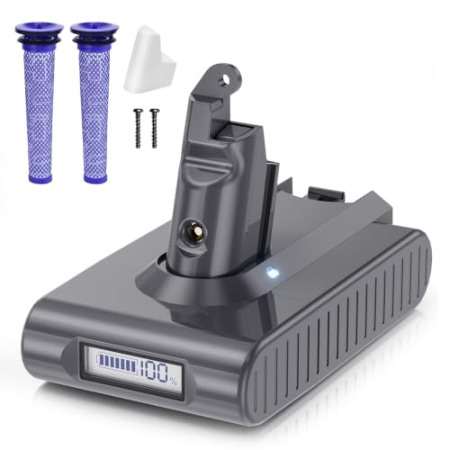 Image of 8000mah for Dyson V6 Battery Replacement, 21.6V Battery for Dyson V6 DC58
