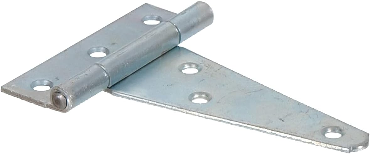 Flagged - Heavy Zinc T-Hinge, 12 in. - Pack of 3