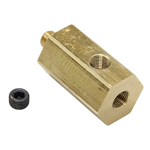 Glowshift 1/8 Bspt Oil Pressure & Oil Temperature Sensor Thread Adapter Compatible With Scion Fr-S 2013-2016, Subaru Brz 2013-2020 & Toyota Gt86 2012-2016 #TOP3