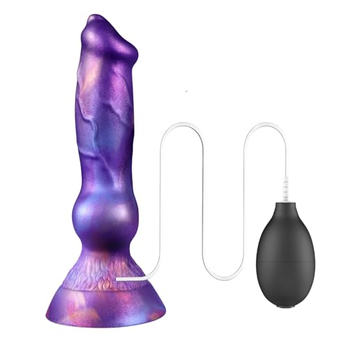 7.48 Monster Dildo Squirting Fantasy Horse Dildowith Knots Dog Dildos Knotted Ejaculating Toy with Strong Suction Cup Anal Dildo Silicone Huge Dildo Adult Sex Toys for Women Men