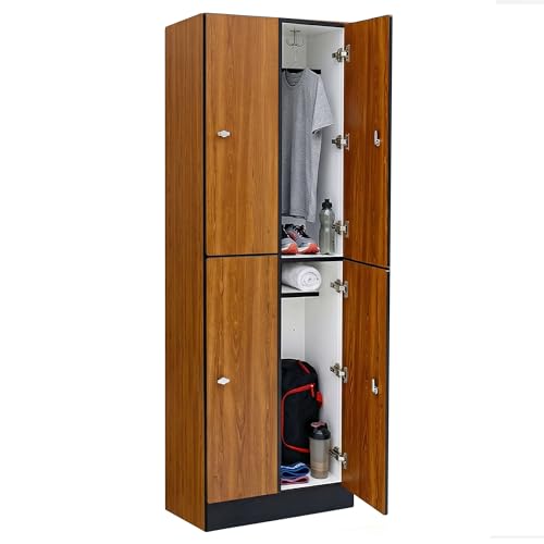 Alpine 4-Door Wooden Locker Cabinet 72