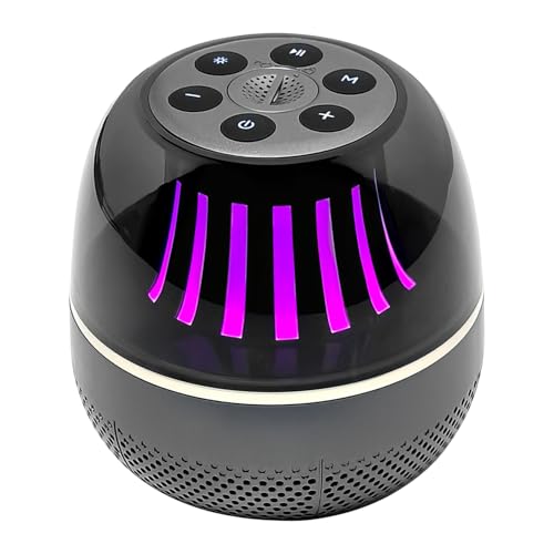 Portable Bluetooth Speaker with White Noise Machine, LED Color Lights, Aromatherapy Diffuser, Sleep...