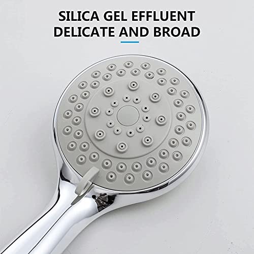 Cabezal de Ducha Manual Beyori para Baño, Alta Presión, 5 Ajustes, Redondo, Montaje en Pared miniatura 6