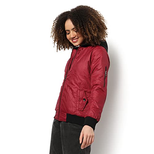 Image of Campus Sutra Women Polyester Standard Length Jacket