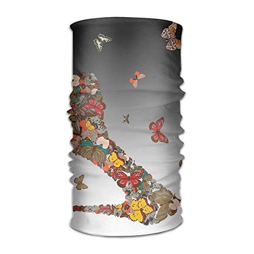 RuiShuoPiCao Cool Butterflies High-Heel Shoe Fashionable Outdoor Hundred Change Headscarf Original Multifunctional Headwear