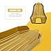STYLANCE Portable Hair Washing Tray, Shampoo Bowl for Sink for Home, Washing Hair, Cutting Hair, Home, Bed (Gold)