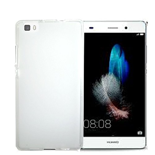 Todobarato24h Funda TPU Lisa Compatible con Huawei Ascend P8 Lite Blanca