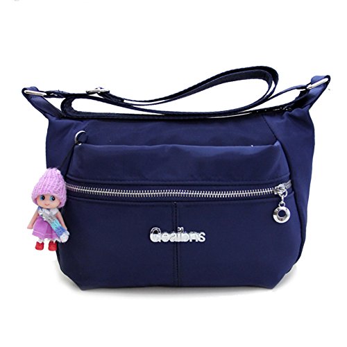 Sac bandoulière imperméable nylon Crossbody-B grande capacité