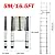 Telescoping Ladder 16FT Extension Ladders for Home, Aluminum Telescopic Extendable Ladder, Collapsible Ladder with Locking Mechanism, Multi-Purpose Ladder for Roof Ceiling Loft Rv, 330 Pound Capacity