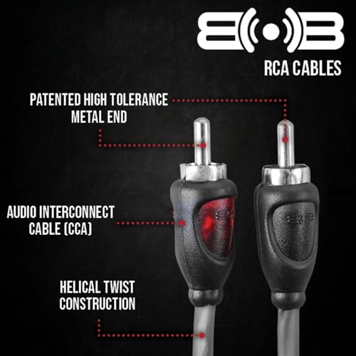 Image of Belva True 8 Gauge AWG Premium CCA Complete Amplifier Wiring Kit with OFC 4-Channel RCA Cable - BAK84 RED