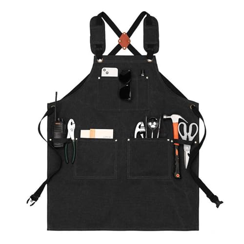 Tablier de travail réglable avec sangles croisées imperméables