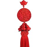 朱砂双面出入平安汽车挂件后视镜饰品葫芦车内上红结车载用品