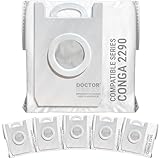 5 Bolsas de recambio Conga 2290 genérico compatible con Aspirador Conga 2290 Cecotec. Repuesto compatible de gran capacidad