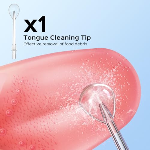 4 PCS Water Dental Flosser Tips Replacement Heads Jet Nozzles Only Compatible COSLUS T40 Cordless Portable Mini Water Teeth Flosser Pick for Travel