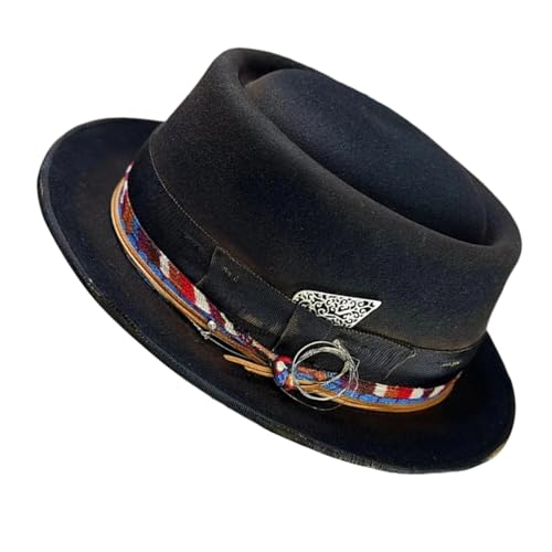 Chapeau feutré en laine mixte élégant pour homme et femme