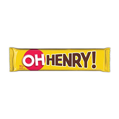 4 Full Sized OH Henry! chocolatey Candy Bars 232g (Imported From Canada)