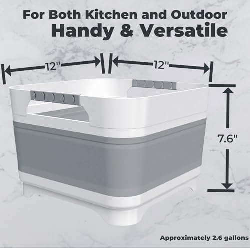 GIMWA Lavabo Plegable para Biberones de 2.6 Galones con Tapa de Drenaje miniatura 2
