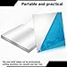 6 Pack 5052 Thin Aluminum Sheet Metal 12 x 12 x 1/64 (0.02”) Inch Metal Plain Aluminum Plate Covered with Protective Film Flat Plain Aluminums Plate Panel Heat Treatable for Crafting Industry