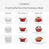Overmont Enameled Cast Iron Dutch Oven - 5.5QT Pot with Wide Handles Lid Cookbook & Cotton Potholders - Heavy-Duty Pre-Seasoned Cookware Oven Safe to 500°F for Braising, Stews, Roasting, Sourdough Baking #4